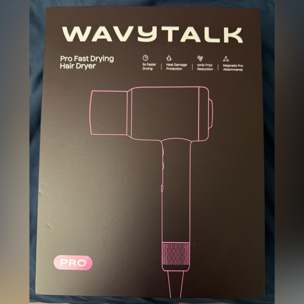 Wavy Talk Pro Hair Dryer 💗